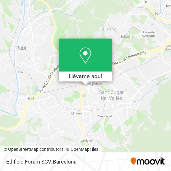 Mapa Edificio Forum SCV