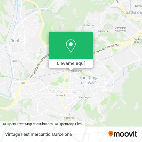 Mapa Vintage Fest mercantic