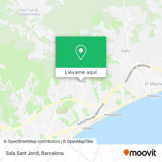 Mapa Sala Sant Jordi