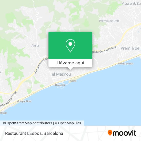 Mapa Restaurant L'Esbos