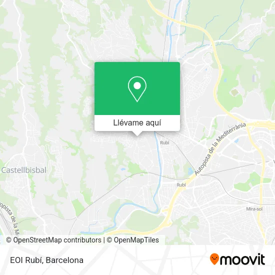 Mapa EOI Rubí