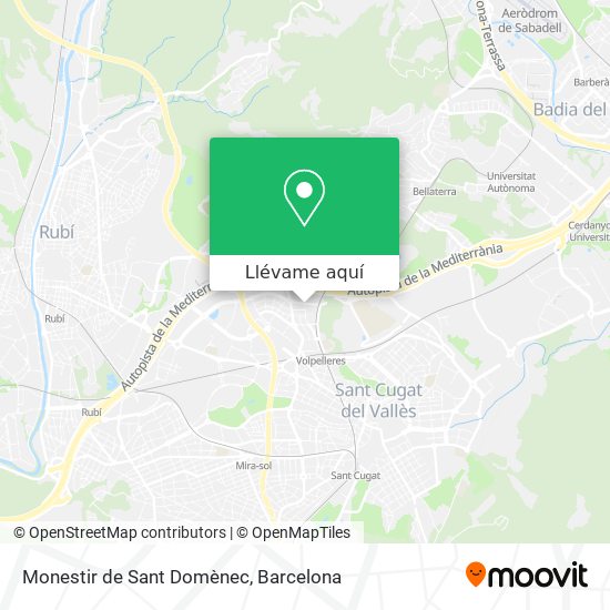 Mapa Monestir de Sant Domènec