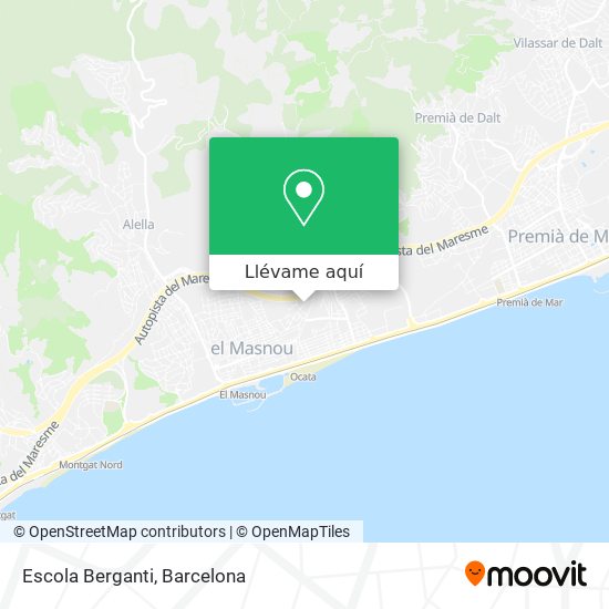 Mapa Escola Berganti