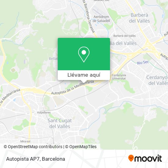 Mapa Autopista AP7