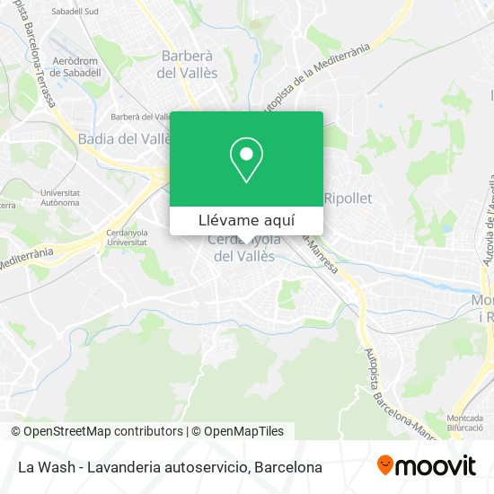 Mapa La Wash - Lavanderia autoservicio