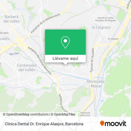 Mapa Clinica Dental Dr. Enrique Alaejos
