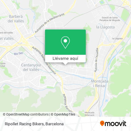 Mapa Ripollet Racing Bikers