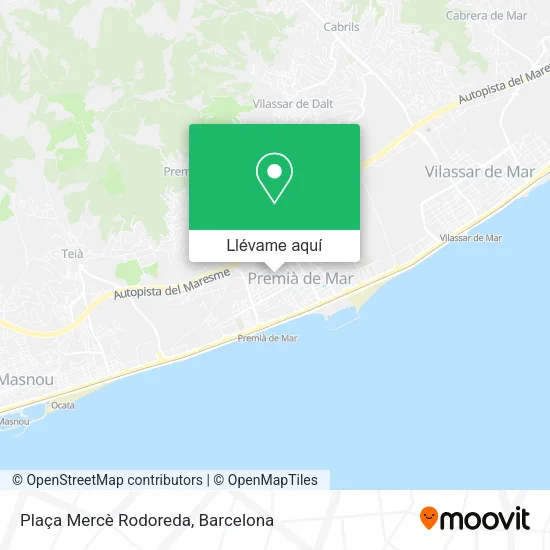 Mapa Plaça Mercè Rodoreda