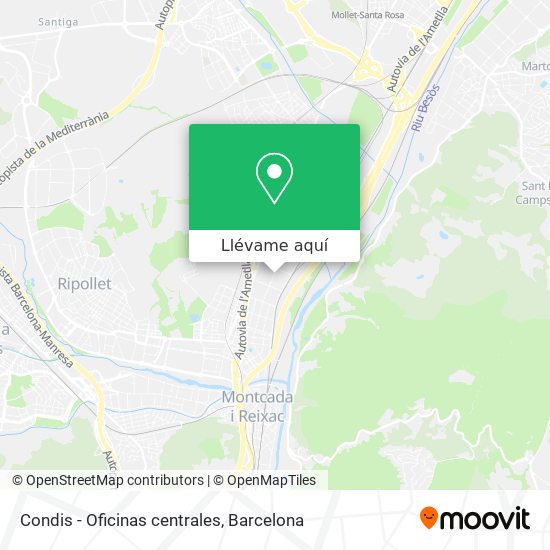 Mapa Condis - Oficinas centrales