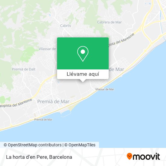 Mapa La horta d'en Pere