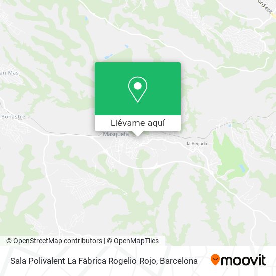 Mapa Sala Polivalent La Fàbrica Rogelio Rojo