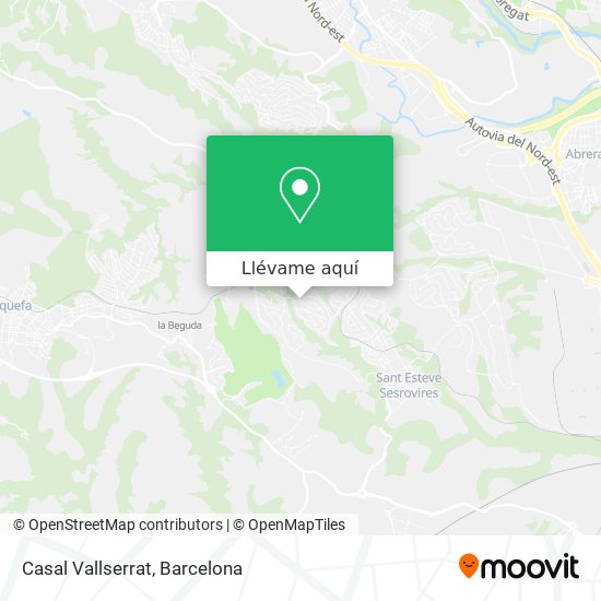 Mapa Casal Vallserrat