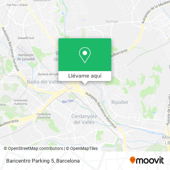 Mapa Baricentro Parking 5