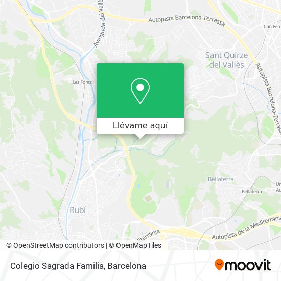 Mapa Colegio Sagrada Familia