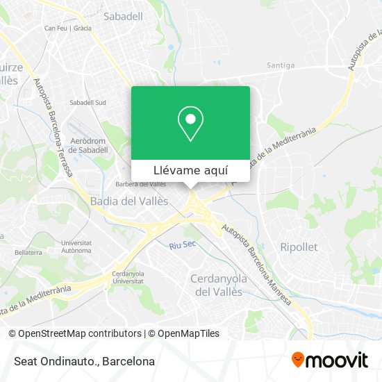 Mapa Seat Ondinauto.
