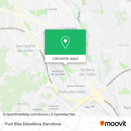 Mapa Punt Blau Deixalleria