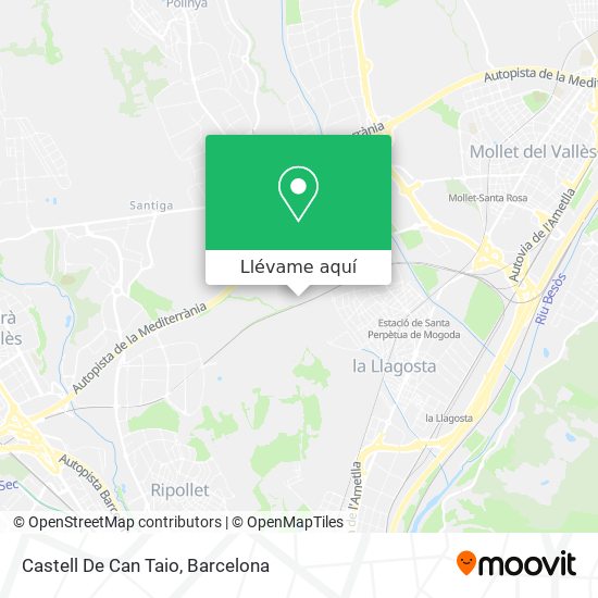 Mapa Castell De Can Taio