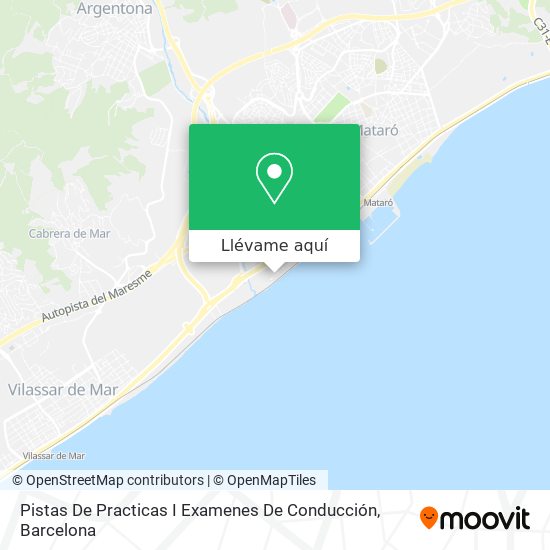 Mapa Pistas De Practicas I Examenes De Conducción