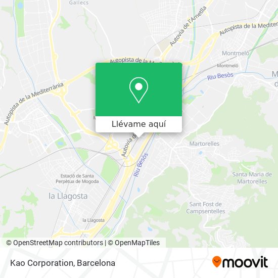 Mapa Kao Corporation