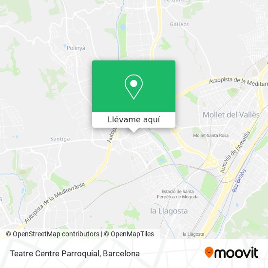 Mapa Teatre Centre Parroquial