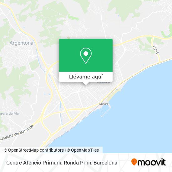 Mapa Centre Atenció Primaria Ronda Prim