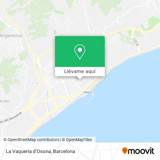 Mapa La Vaqueria d'Osona