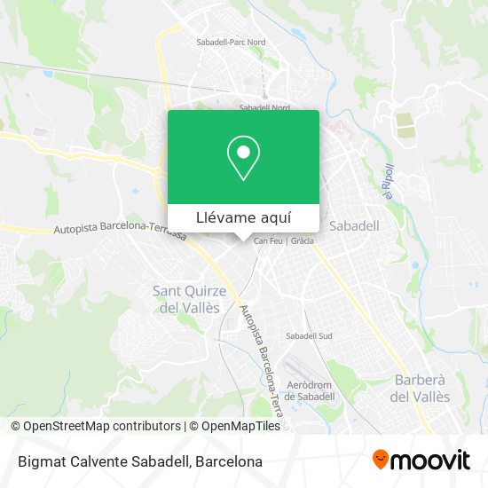 Mapa Bigmat Calvente Sabadell