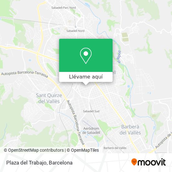 Mapa Plaza del Trabajo