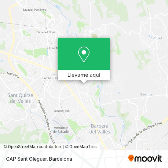 Mapa CAP Sant Oleguer