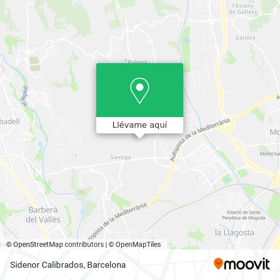 Mapa Sidenor Calibrados