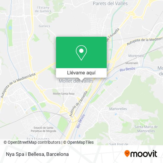 Mapa Nya Spa i Bellesa