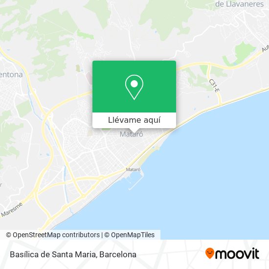 Mapa Basílica de Santa Maria