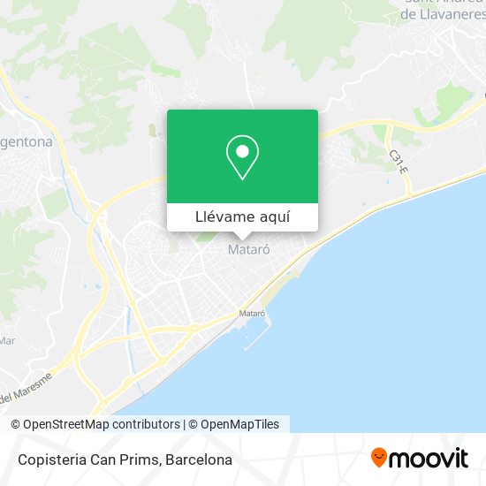 Mapa Copisteria Can Prims
