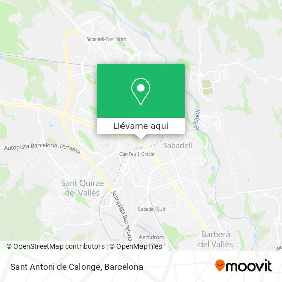 Mapa Sant Antoni de Calonge