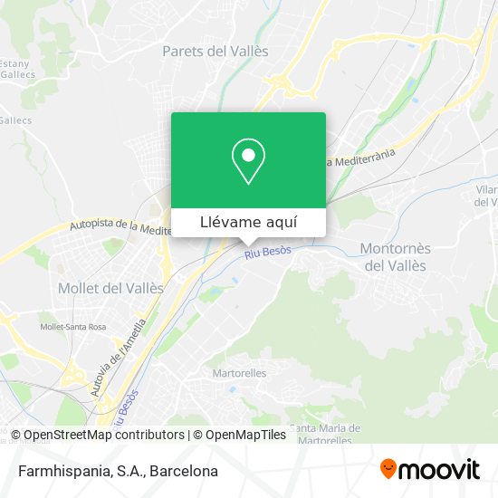Mapa Farmhispania, S.A.