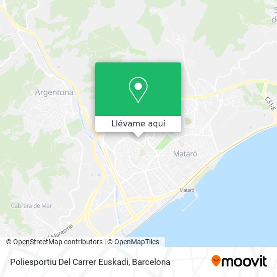 Mapa Poliesportiu Del Carrer Euskadi