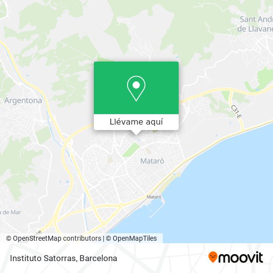 Mapa Instituto Satorras