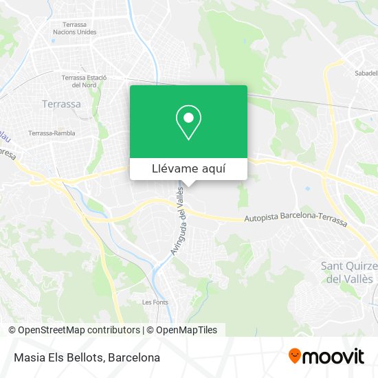 Mapa Masia Els Bellots