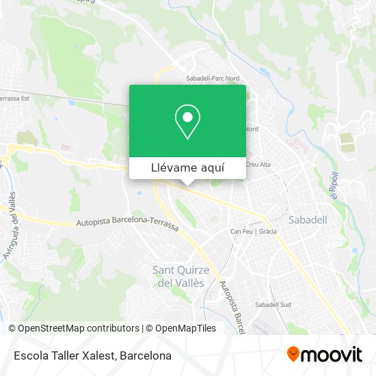 Mapa Escola Taller Xalest