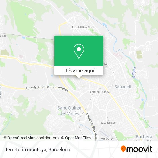 Mapa ferreteria montoya