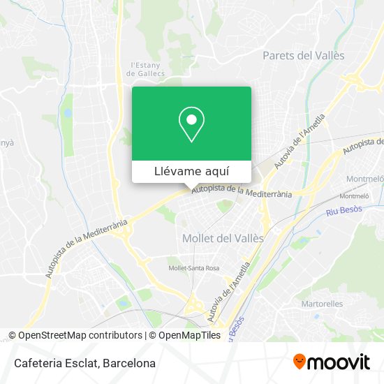 Mapa Cafeteria Esclat
