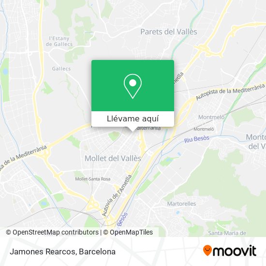 Mapa Jamones Rearcos