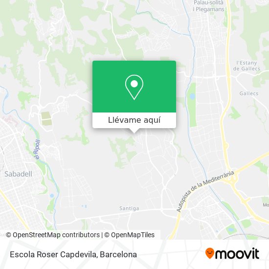 Mapa Escola Roser Capdevila