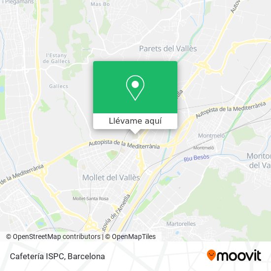 Mapa Cafetería ISPC