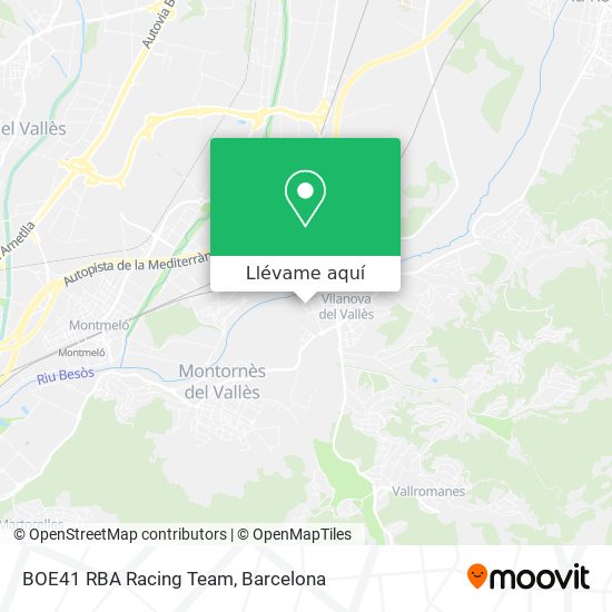 Mapa BOE41 RBA Racing Team