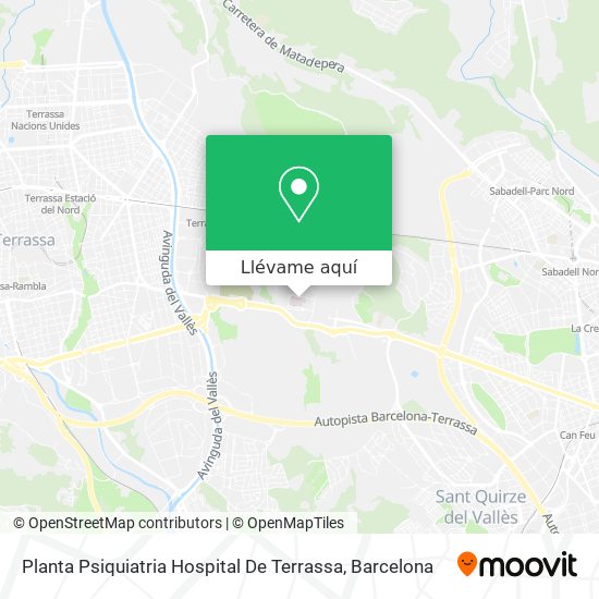 Mapa Planta Psiquiatria Hospital De Terrassa