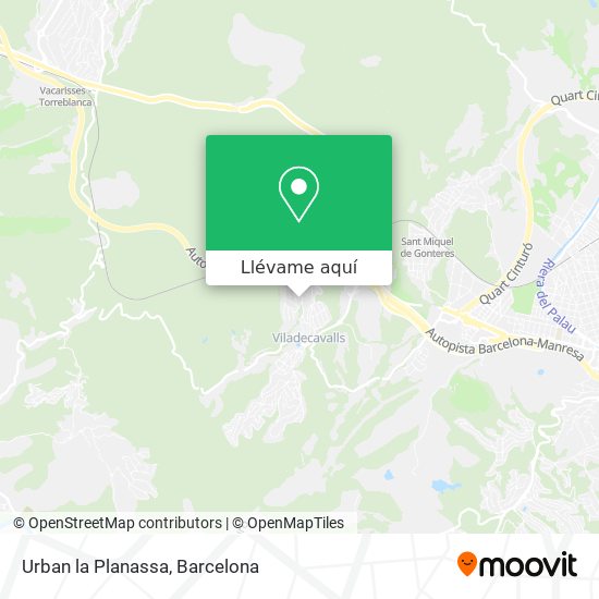 Mapa Urban la Planassa