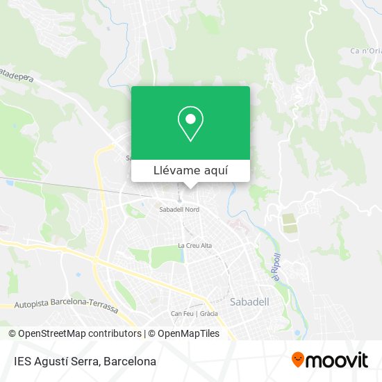Mapa IES Agustí Serra
