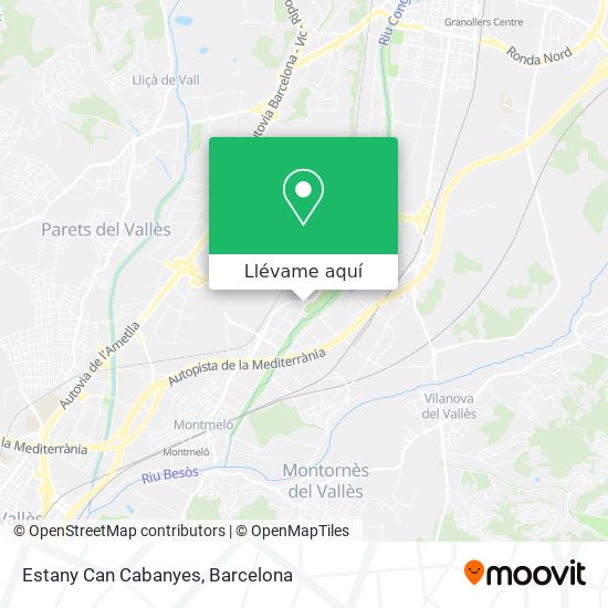 Mapa Estany Can Cabanyes
