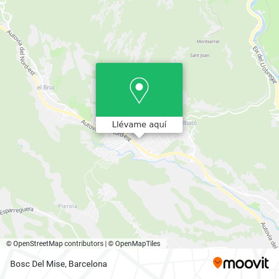 Mapa Bosc Del Mise